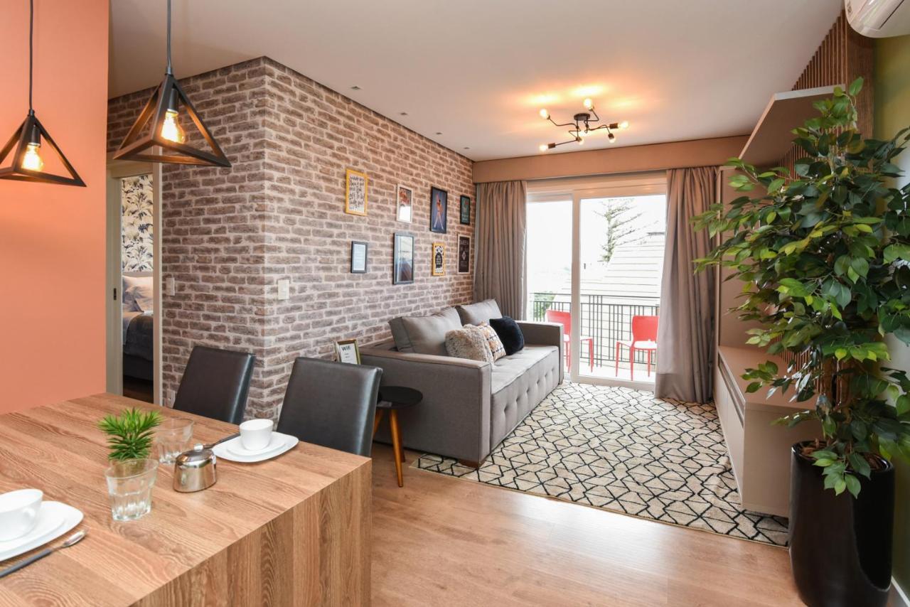 Rosa Apartamento Centro Loft One 301 Gramado