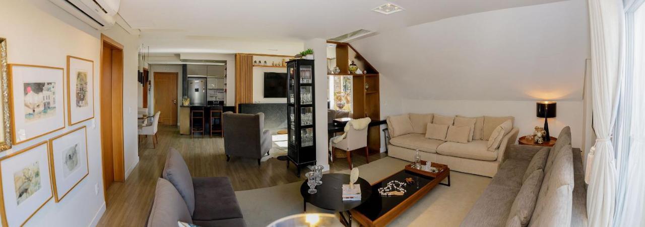 Cobertura Duplex Com Piscina Aquecida, Proximo Aos Museus Apartamento Gramado