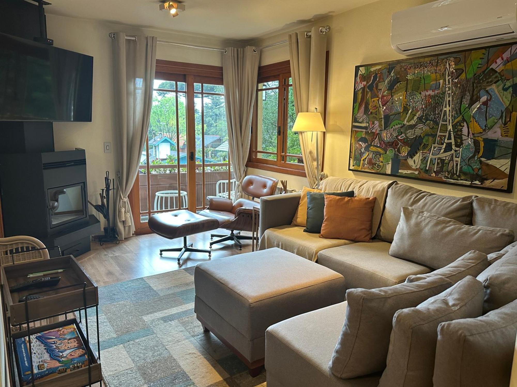 3 Com Jacuzzi E Lareira - Duplex Perto Do Centro * Gramado