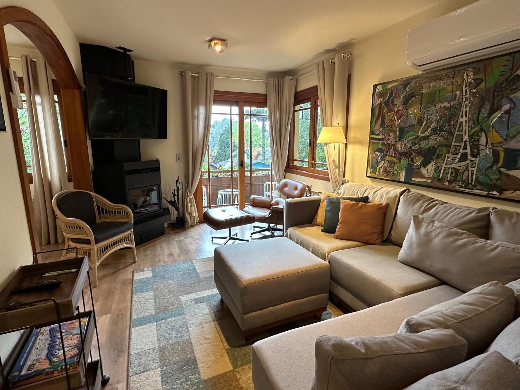 Apartamento 3 Com Jacuzzi E Lareira - Duplex Perto Do Centro *