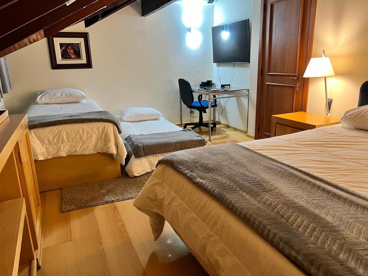 Apartamento 3 Com Jacuzzi E Lareira - Duplex Perto Do Centro *