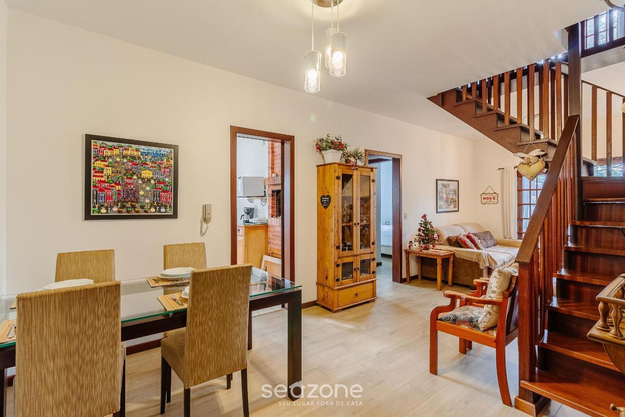 Apto Duplex C/ Lareira 100m Do Negro Rln204 Apartamento Gramado
