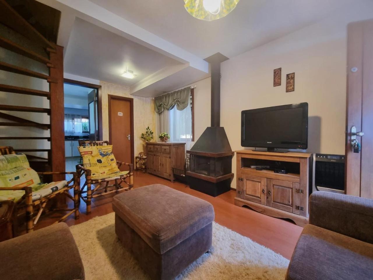Casa Com Lareira Em Gramado