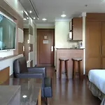 Flat em Hotel 4 estrelas Ed Alpenhaus Gramado-4 pessoas