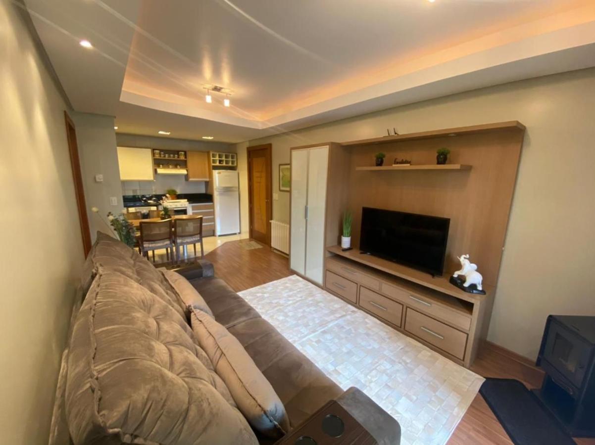 Super Aconchegante 1d 600m R. Coberta Apartamento Gramado