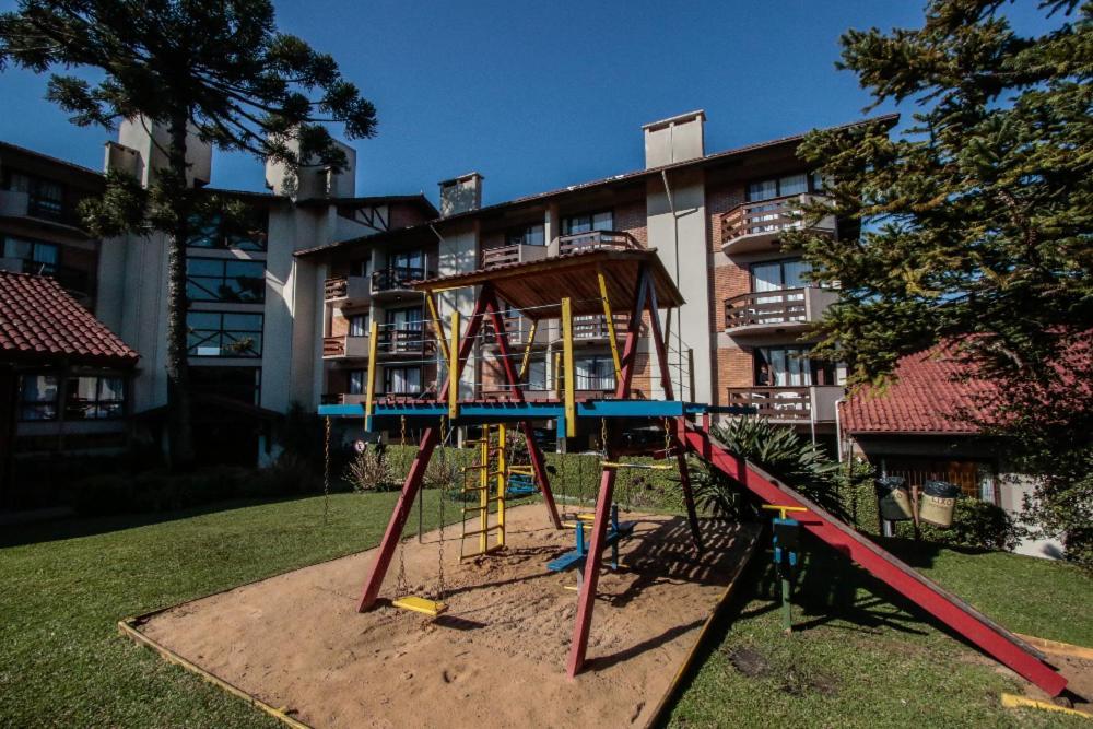 Flat No Residencial Serrano Centro Apartamento Gramado