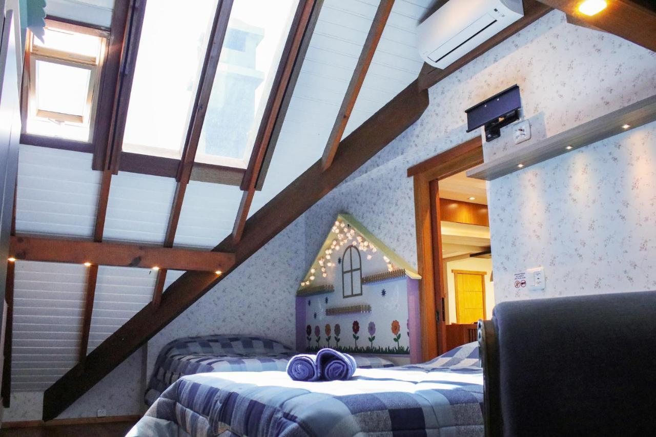 Apartamento Coberturagramado 4quartos Climatizado 4min Do Centro Gramado