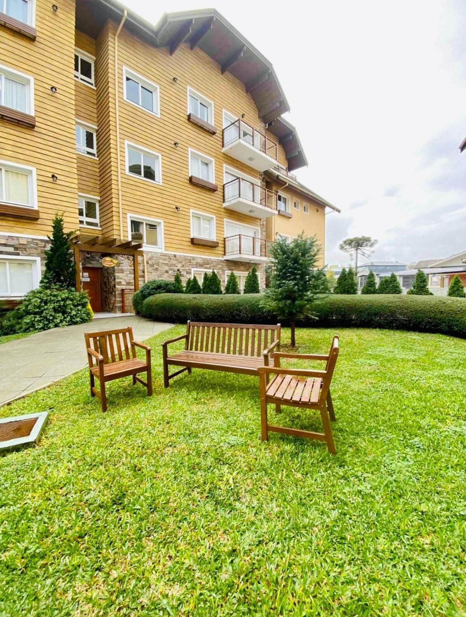 Apto Encantador Com Lareira, Piscina E Jacuzzi