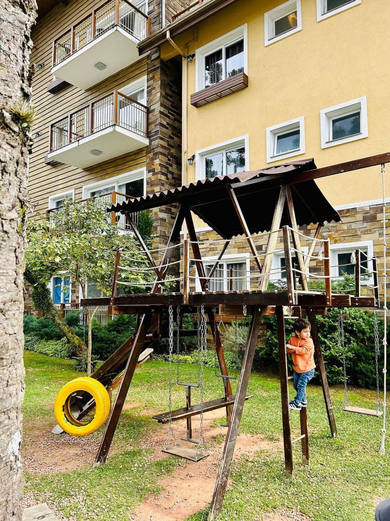 Apartamento Apto Encantador Com Lareira, Piscina E Jacuzzi