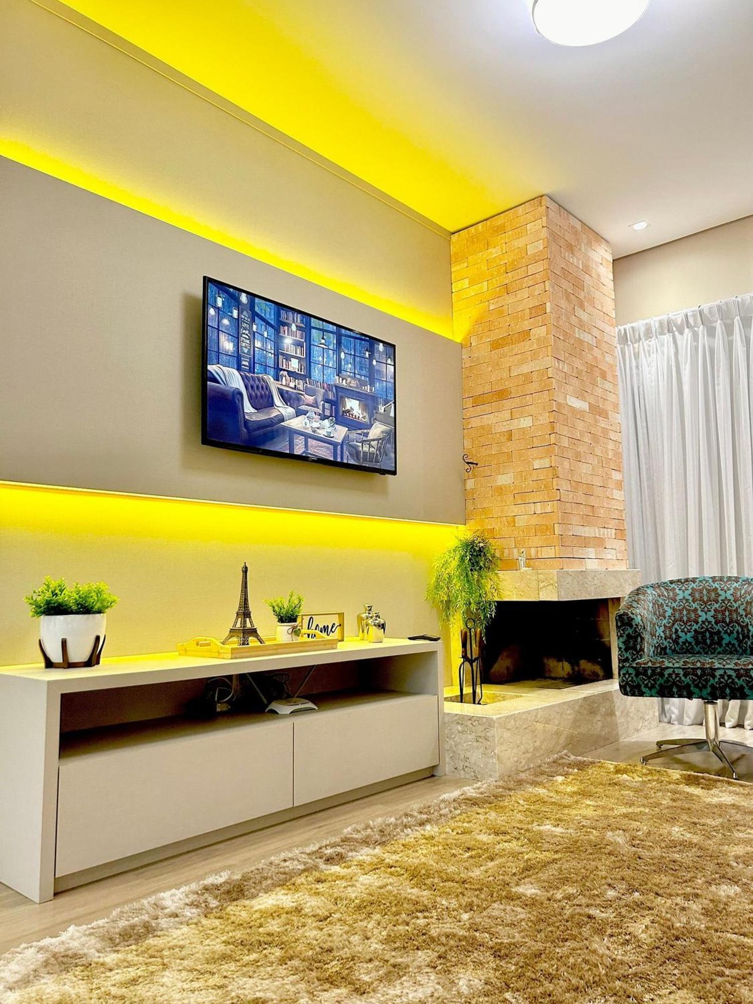 Apto Encantador Com Lareira, Piscina E Jacuzzi Apartamento *