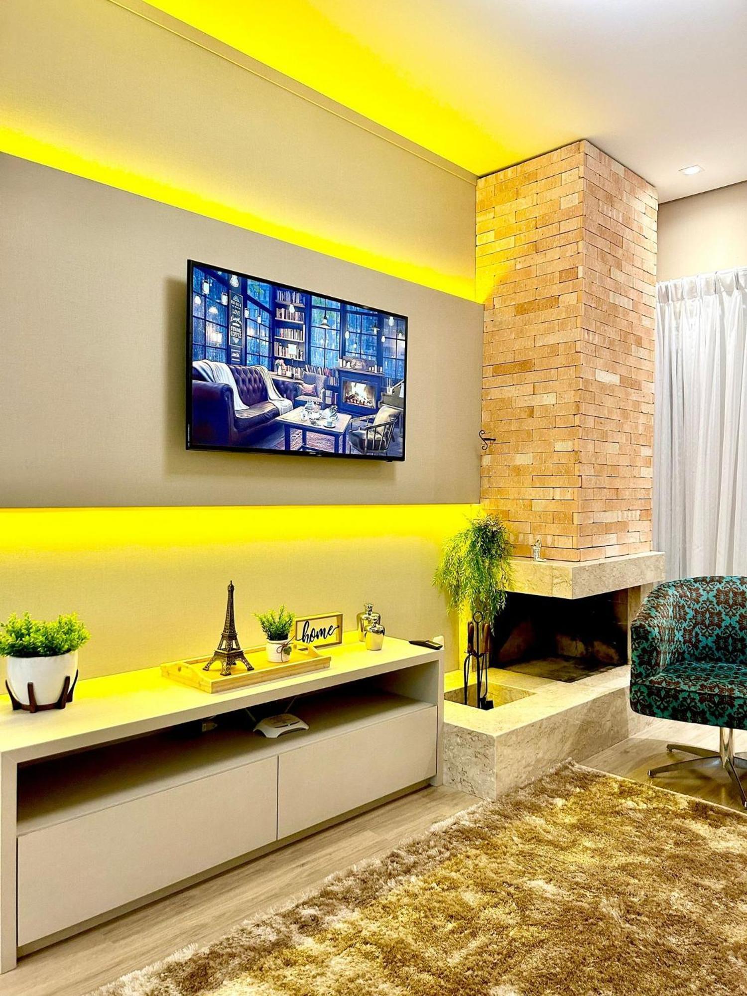 Apto Encantador Com Lareira, Piscina E Jacuzzi *