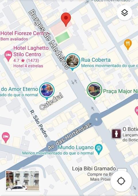 Apartamento 3 Ao Lado Da Rua Coberta Gramado