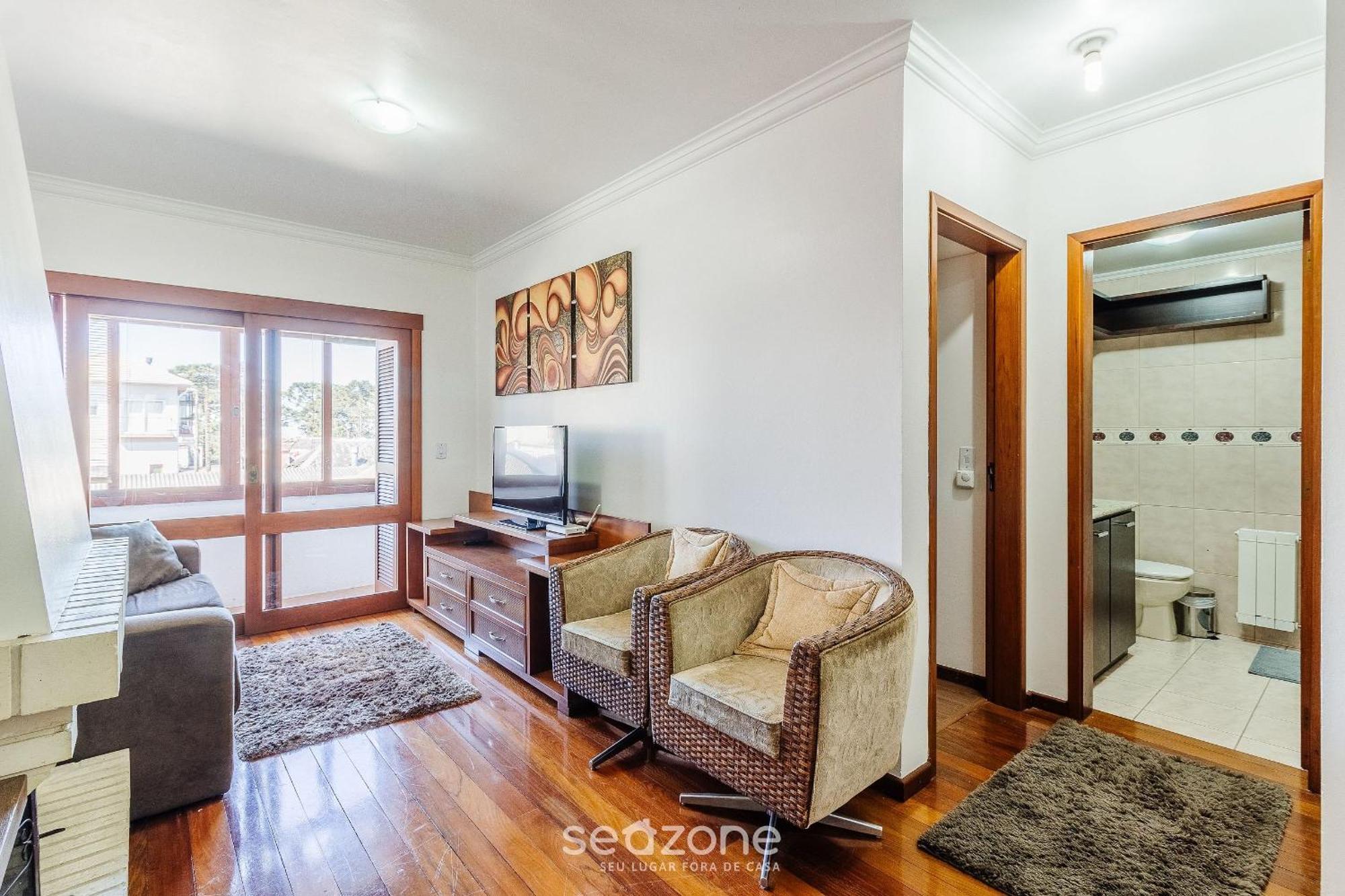 Apto Aconchegante C/ Lareira Em - Cgr209 Apartamento