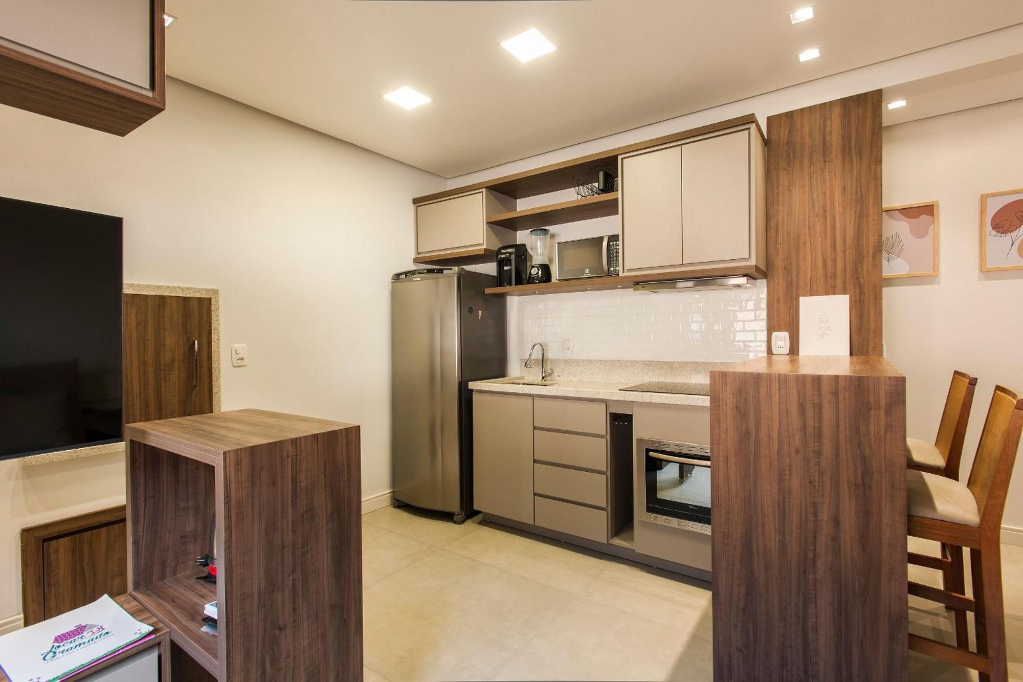 Apartamento Locar-in Flat Centro A 600 M Da Rua Coberta Gramado