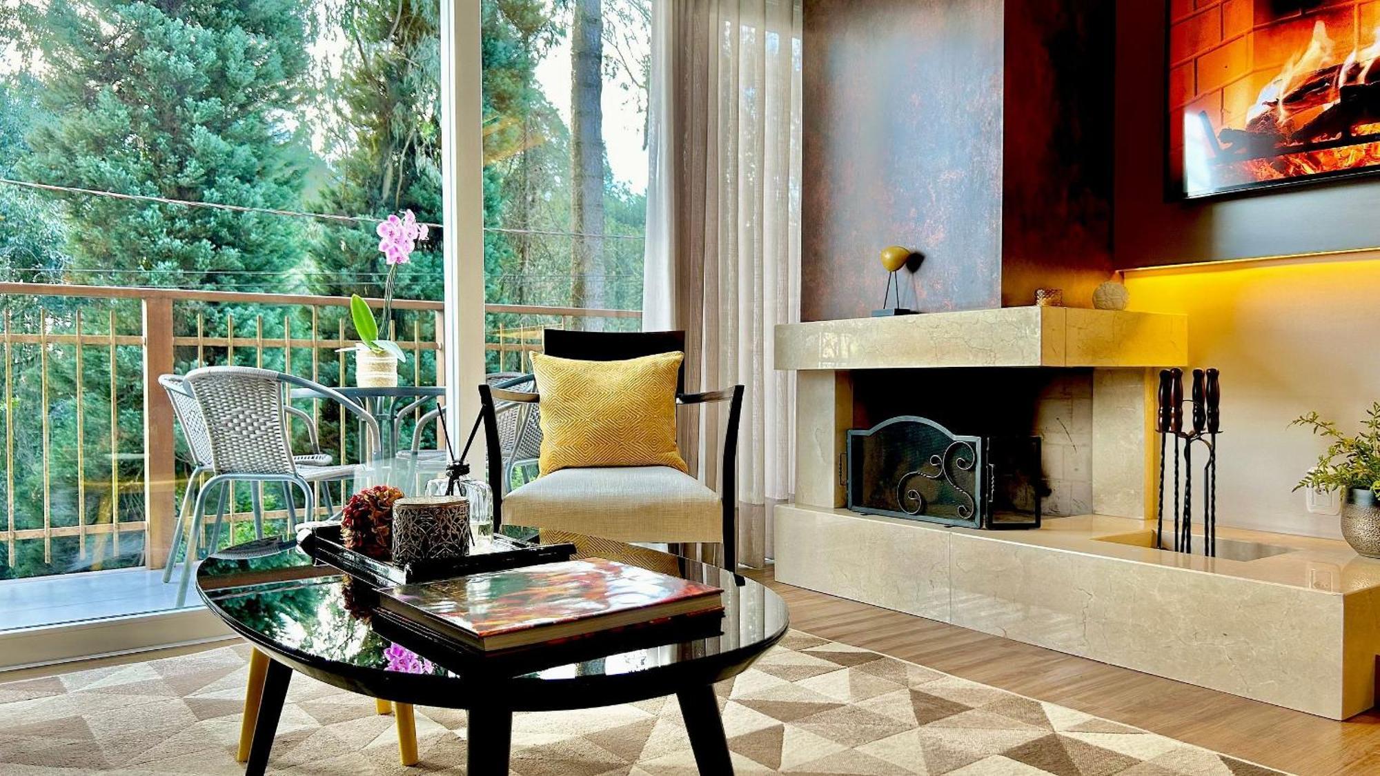 Lindo E Aconchegante Com Lareira Cond C/ Piscina Apartamento *