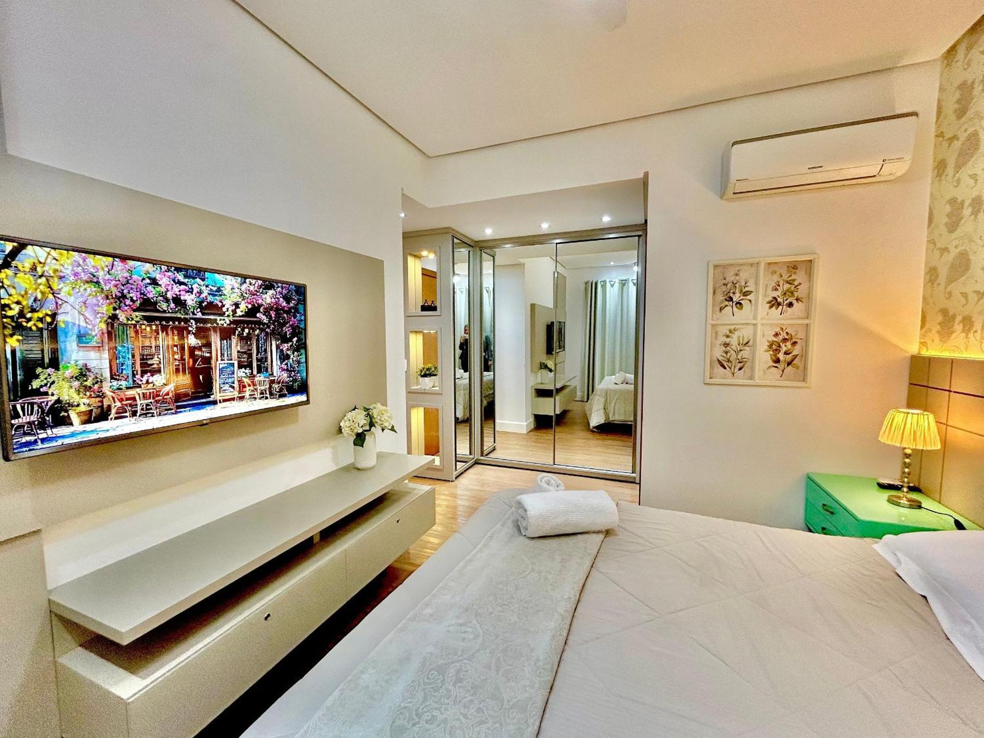 Apartamento Lindo E Aconchegante Com Lareira Cond C/ Piscina *