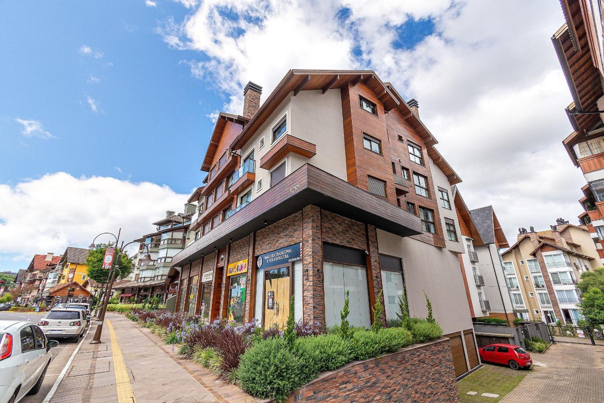Volo Palace 201 - Ape Na Borges Com Garagem Apartamento Gramado