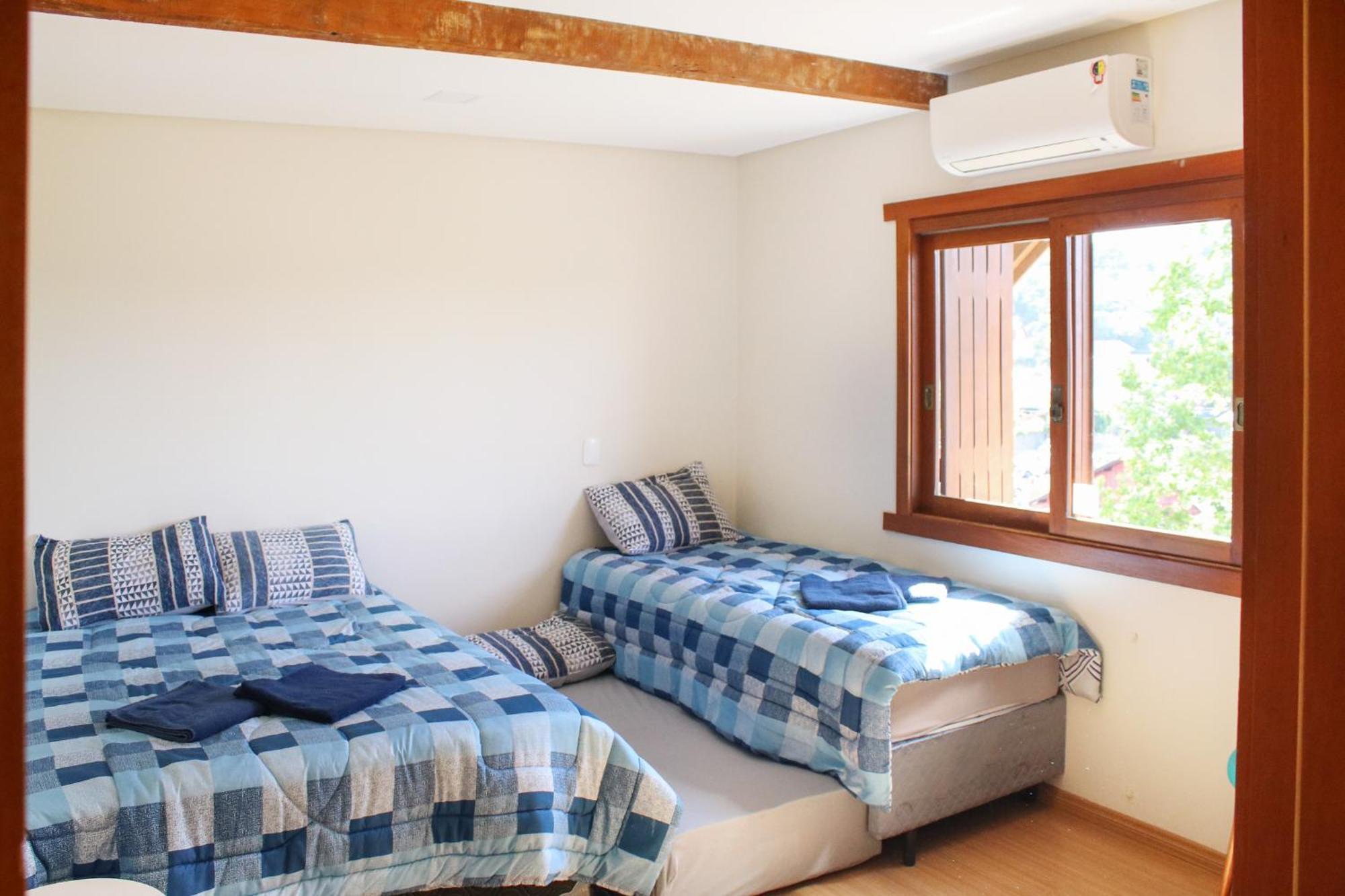 Acolhedor Grande Completo 250m Climatizado Churrasqueira Lareira Apartamento
