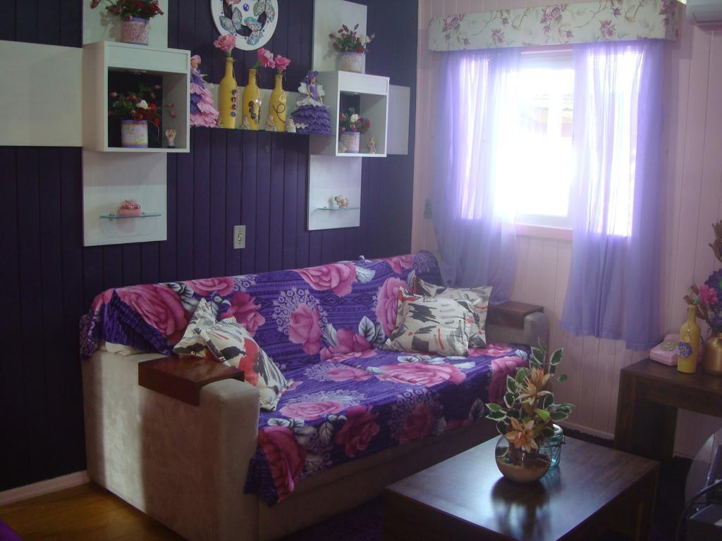 Casa de férias Chale Encantos Rosa E Lilas Gramado